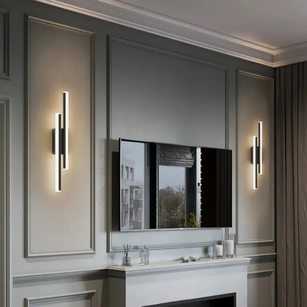 Double Rod Wall Sconce