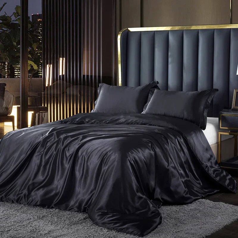 Elegant ComfyGlow duvet set, perfect for adding a touch of luxury to your bedroom decor.