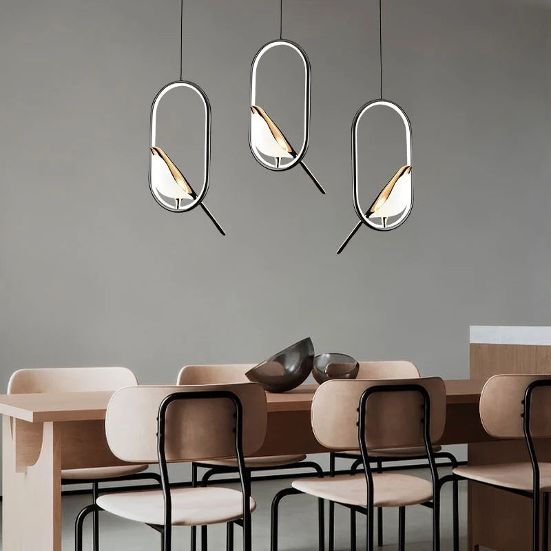 Nordic Luminary Bird Pendant Light