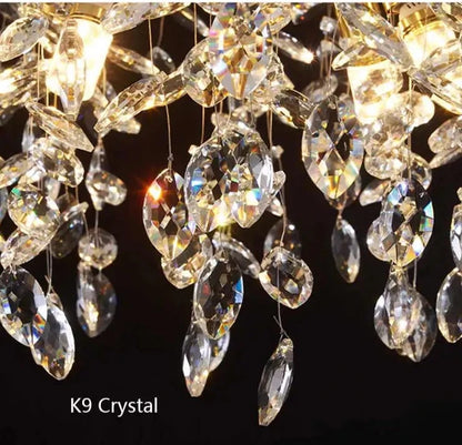 Flower Romantic Luxury Crystal Chandelier