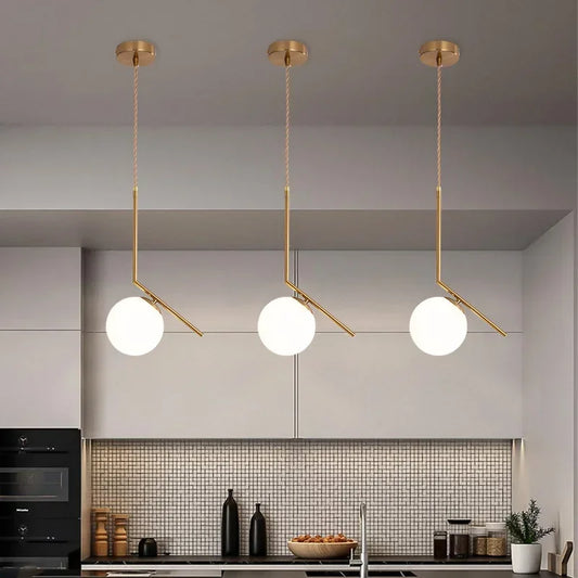 Pendant light with a harmonious design, featuring sleek lines and a modern aesthetic.