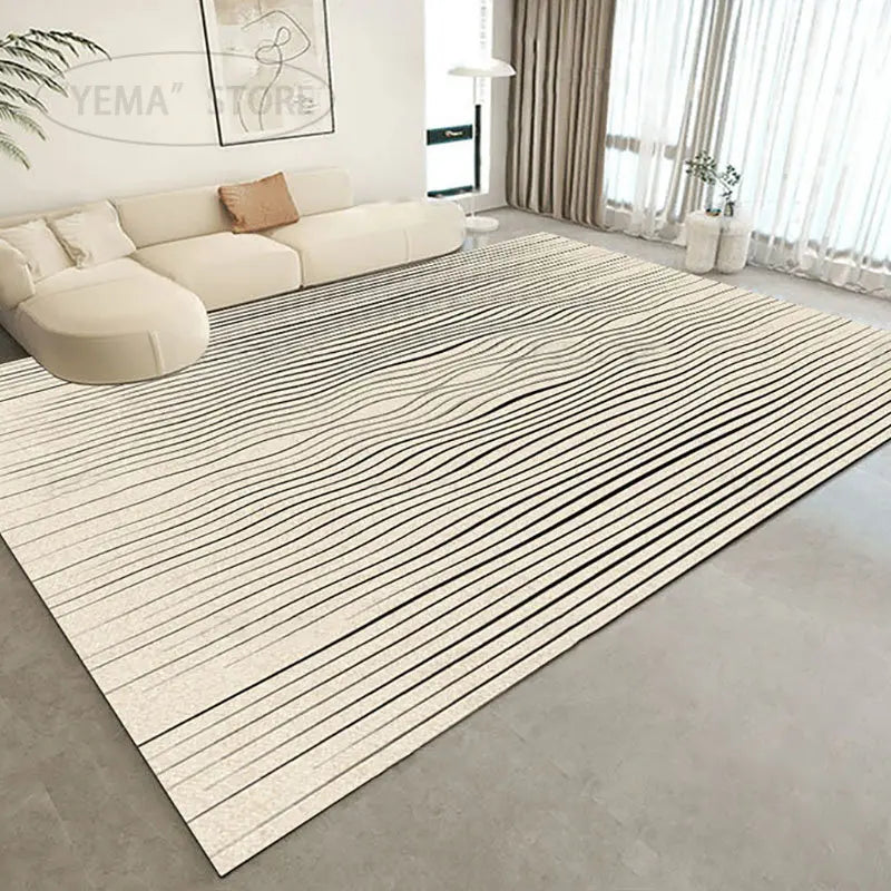 Stripe Plaid Large Carpet