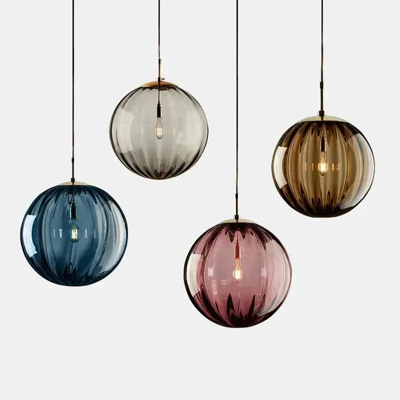 CrystalSphere Pendant Light for 360 degree ambient lighting in living rooms