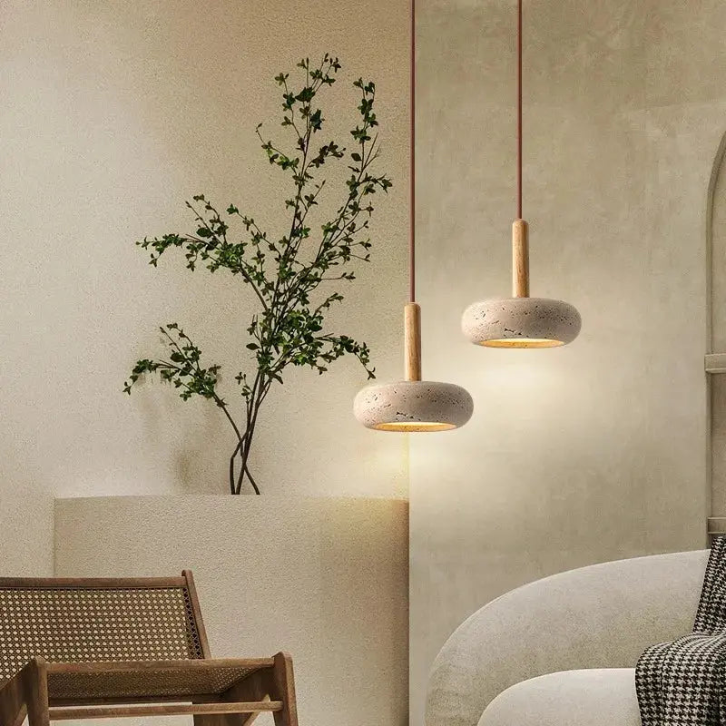 Stone Wabi Sabi Restaurant Pendant Chandelier - Decorstly