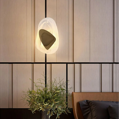 Luxurious Glass Stone Wall Lamp