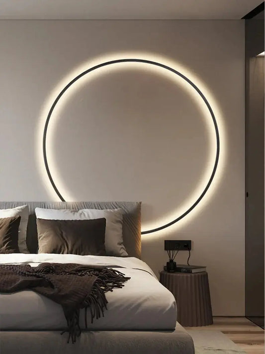 Brass Ring Wall Sconce - Decorstly