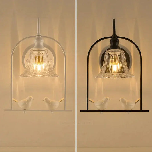 Modern White Bird Wall Light - Decorstly