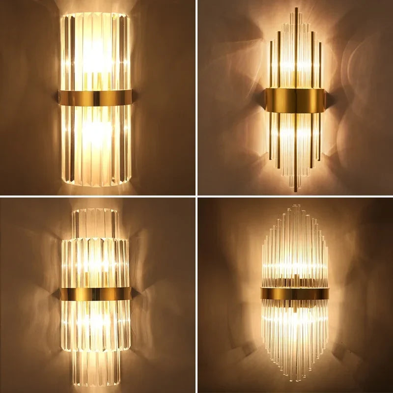 Crystal LED Wall Light Sconce