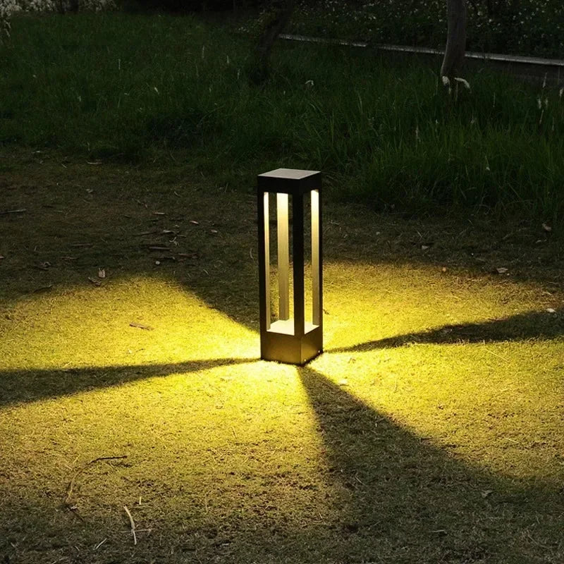 Outdoor Aluminum Pillar Landscape Bollard Lamp