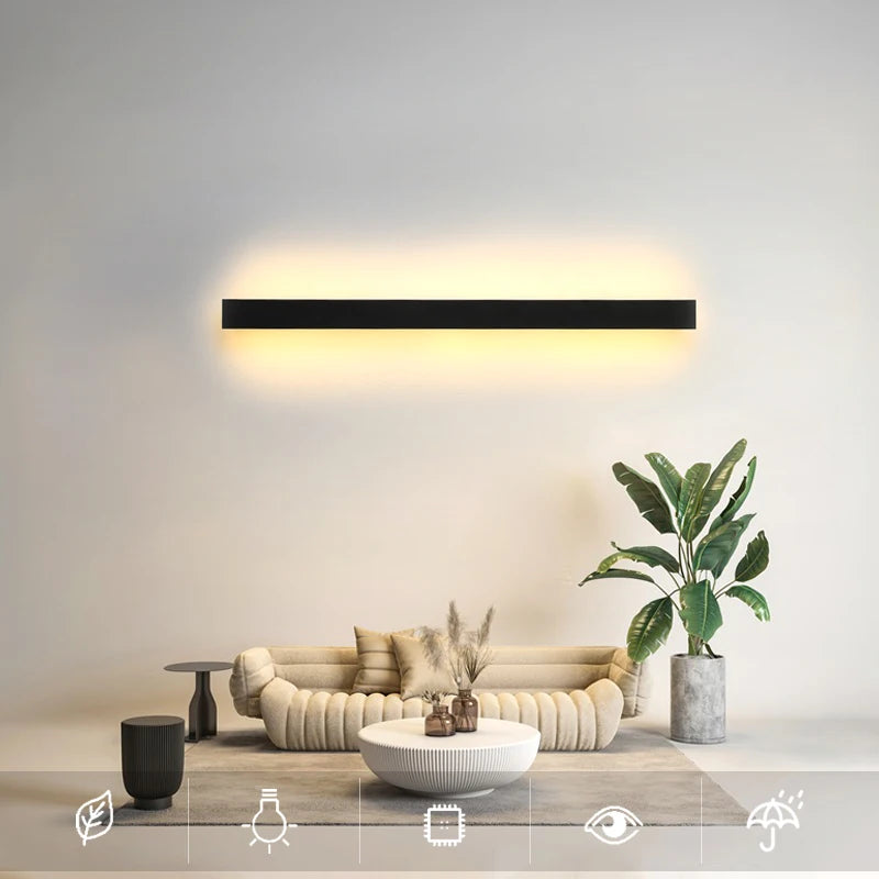 Enhance your house interior with the Luminex Indoor Wall Light, a sleek modern lighting fixture.