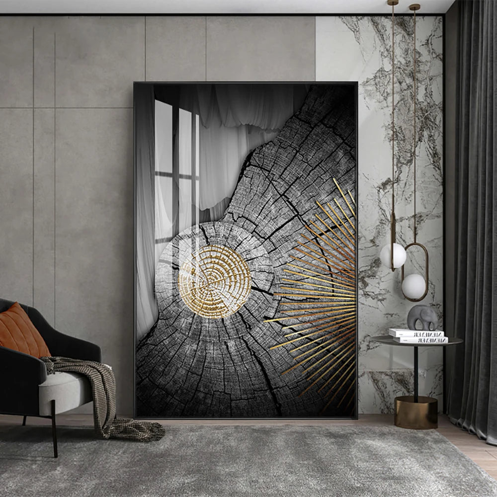Wooden Rings Canvas Art