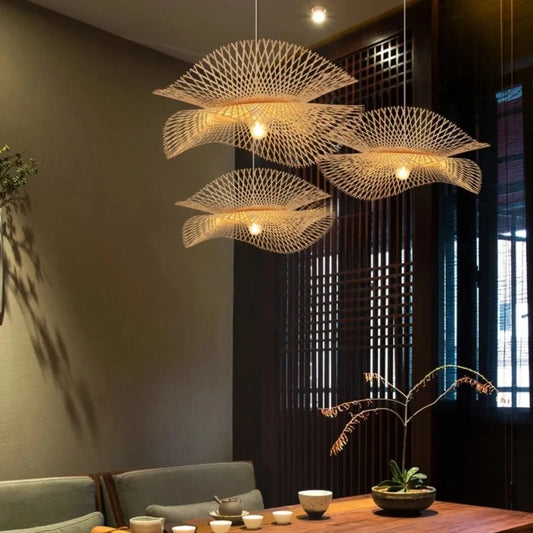 Bamboo Whimsical Decor Chandelier