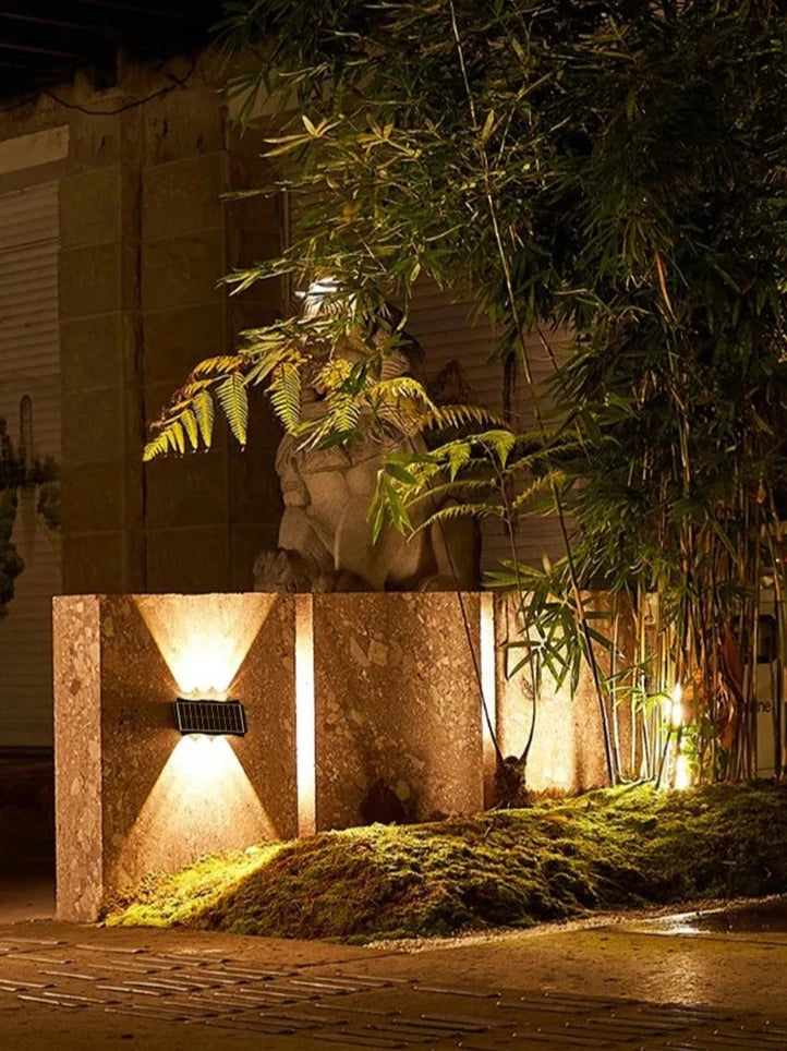 3PCS Outdoor Solar Wall Lamps