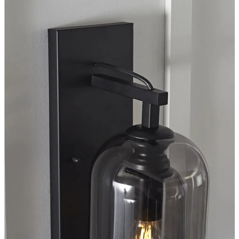 Black Dome Wall Sconce