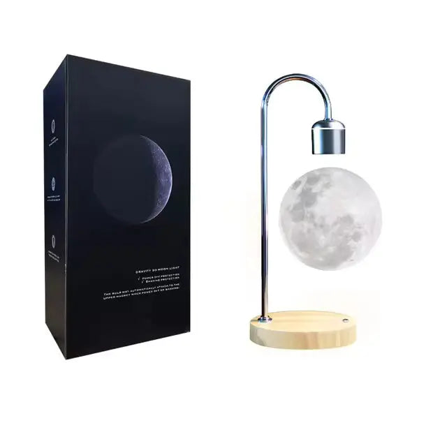 Levitating Bulb Moon Table Lamp - Decorstly