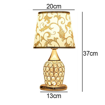 Crystal Blossom Table Lamp
