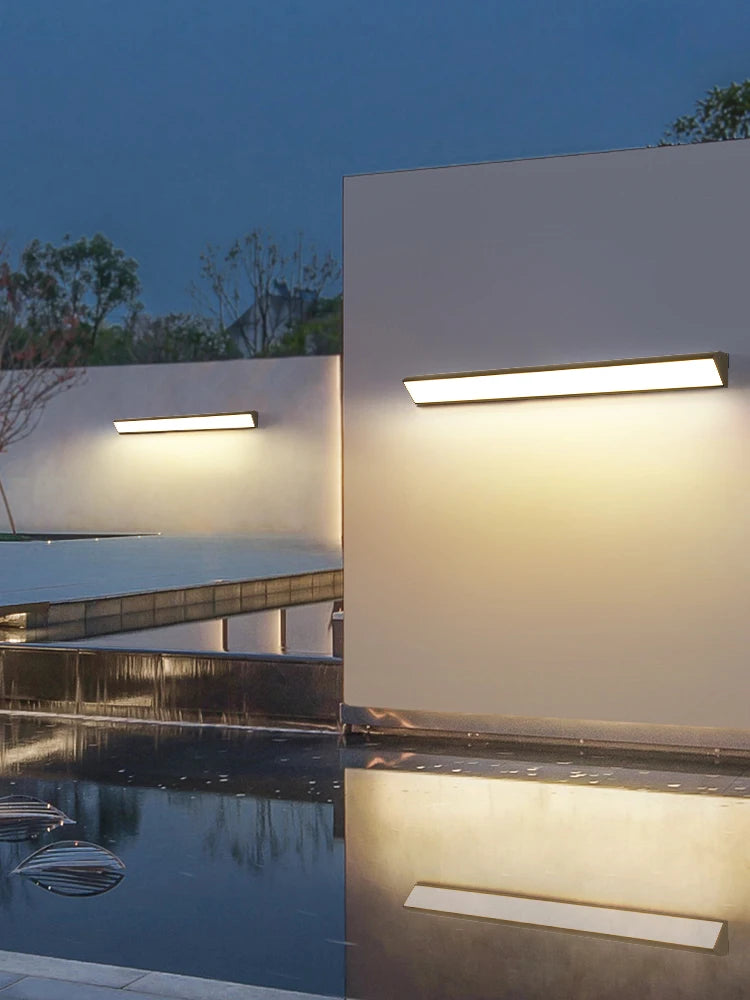 Enhance your outdoor lighting with this LED wall light equipped with IllumiGuard technology.