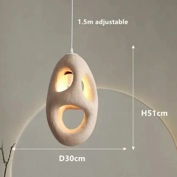 Contemporary circular lamp, Aurora Glow Pendant Lamp.