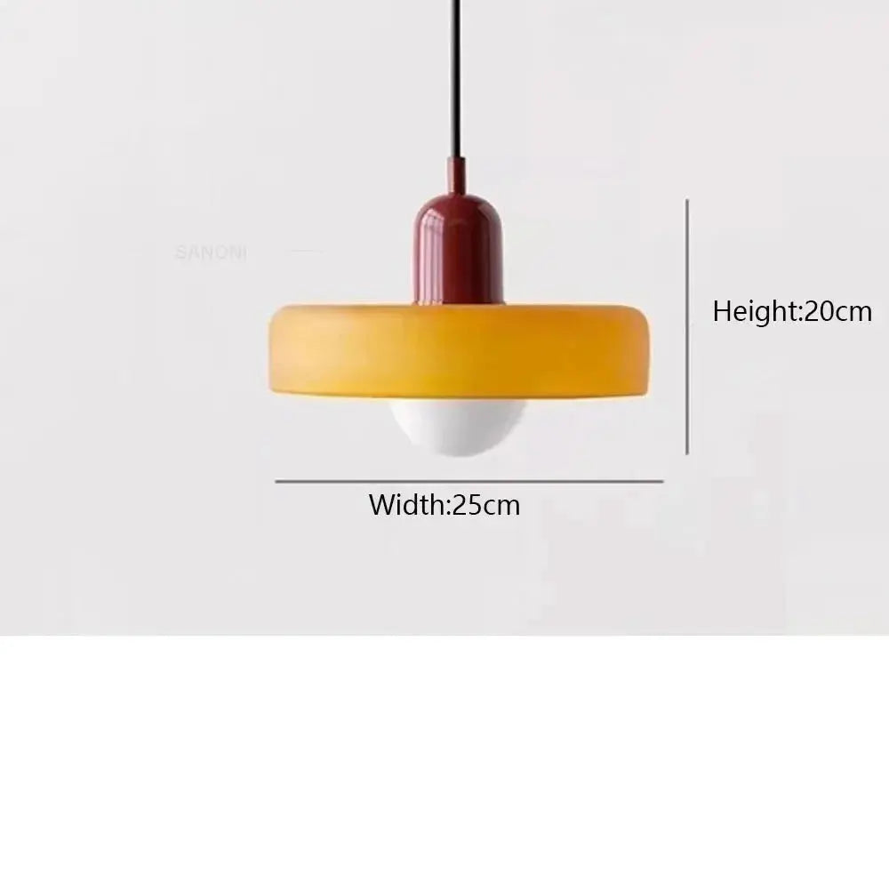 Nordic Macaron pendant lights for modern home decor in living and dining rooms.
