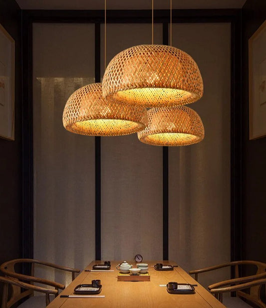 Handmade Bamboo Chandelier