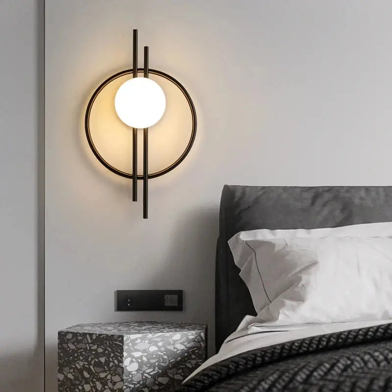Ring Globe Wall Sconce - Decorstly