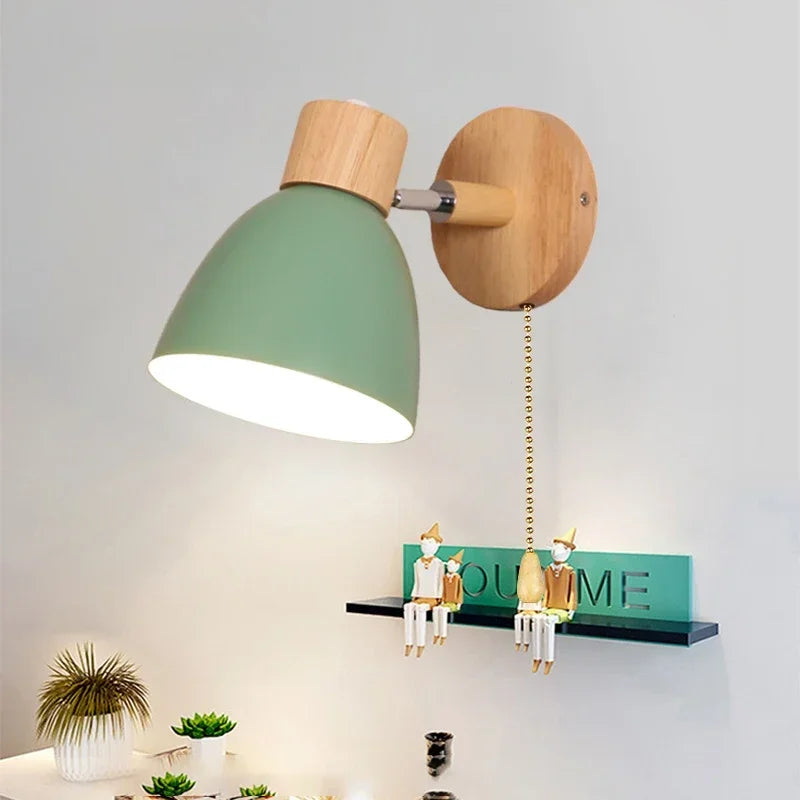 Modern Wooden Wall Lamp