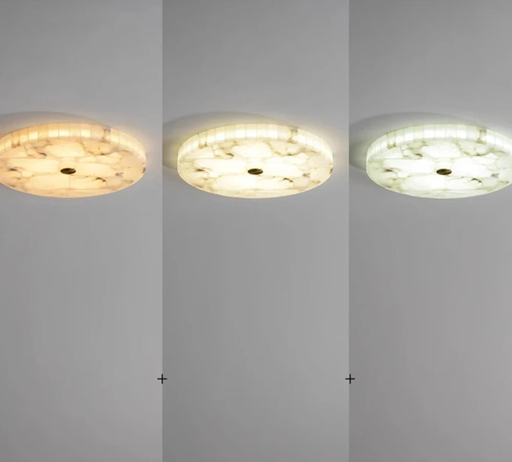 Natural Marble Ceiling Light Fixture