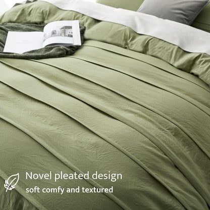 Sage Green Duvet Cover Set