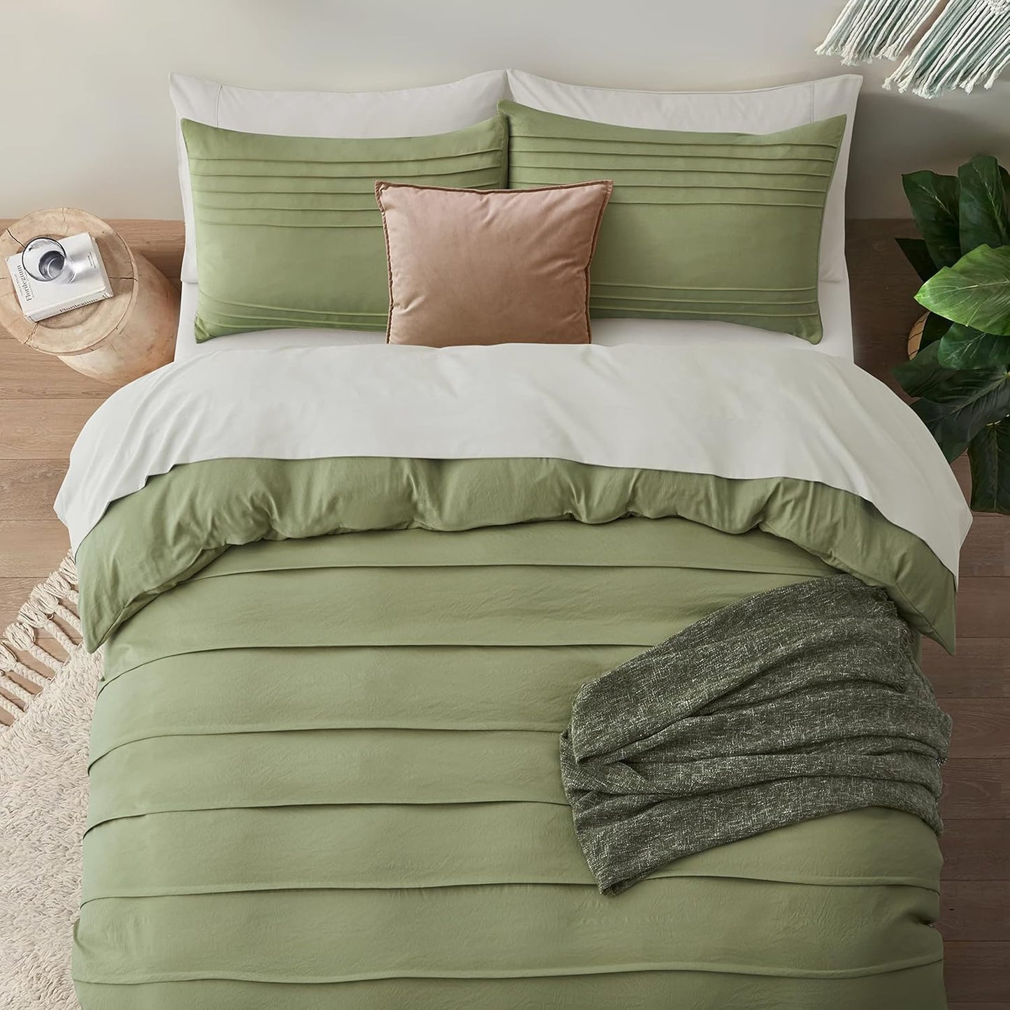 Sage Green Duvet Cover Set