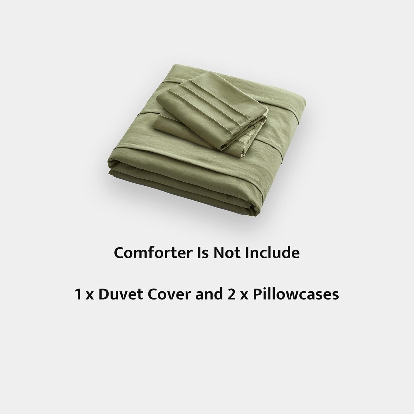 Sage Green Duvet Cover Set