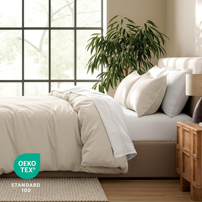 Sand Beige Duvet Cover Set