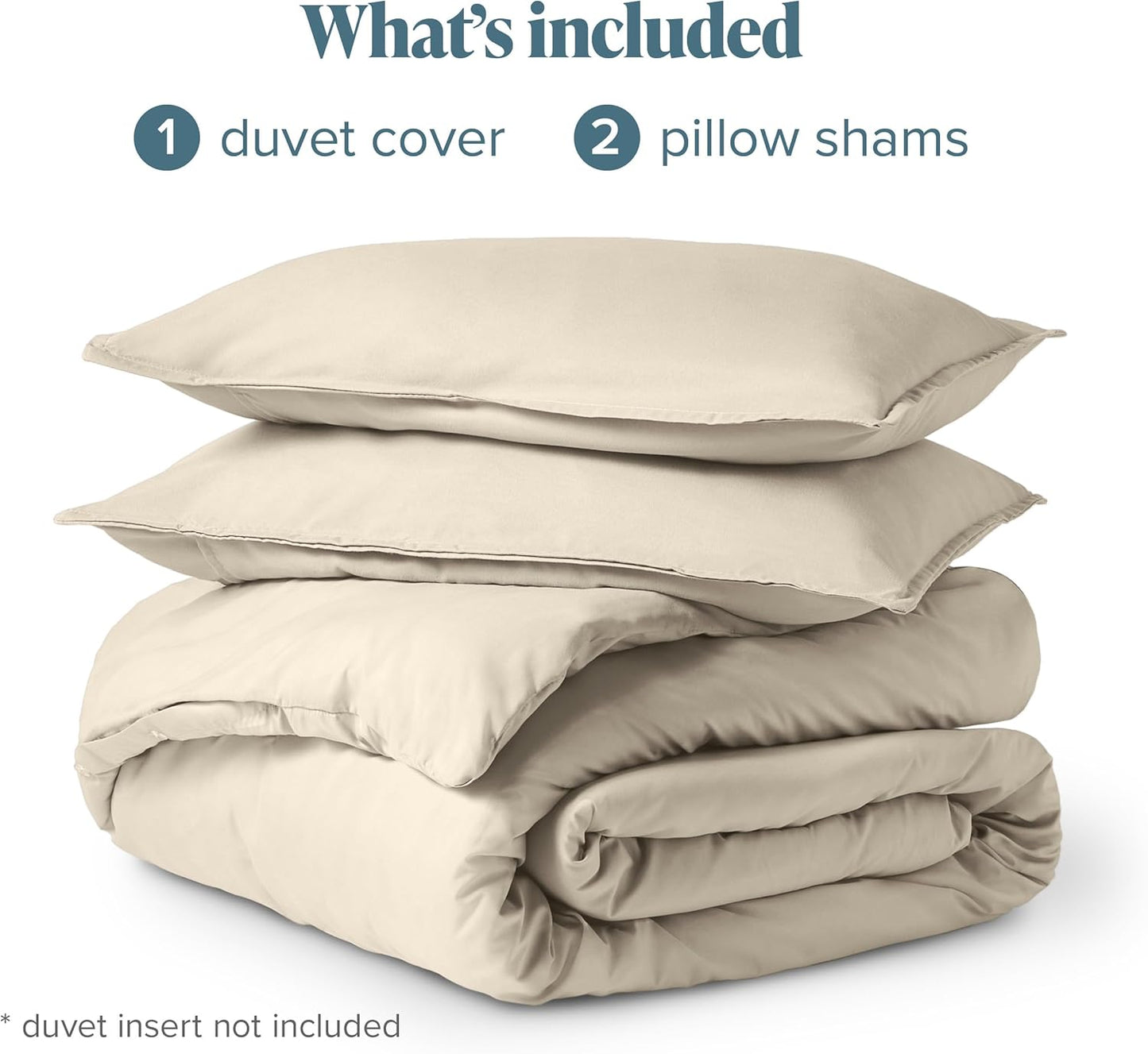 Sand Beige Duvet Cover Set