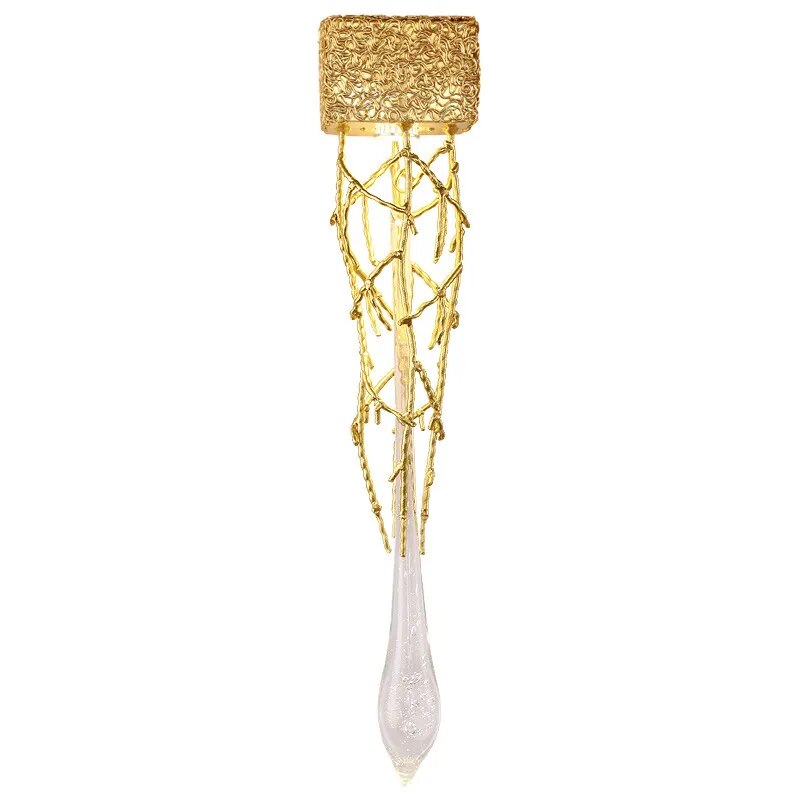 Crystal Gold Wall Sconce