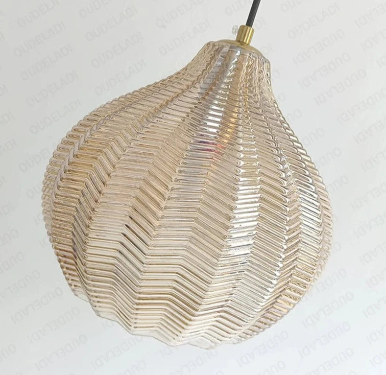 Nordic Amber Glass Pendant Lights