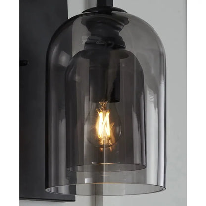 Black Dome Wall Sconce
