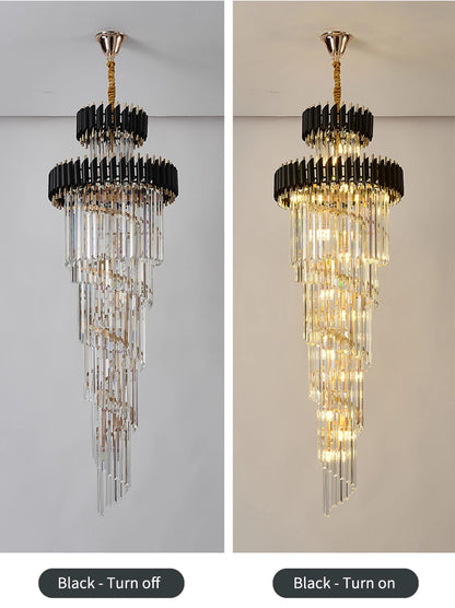 Top Long Crystal Chandelier