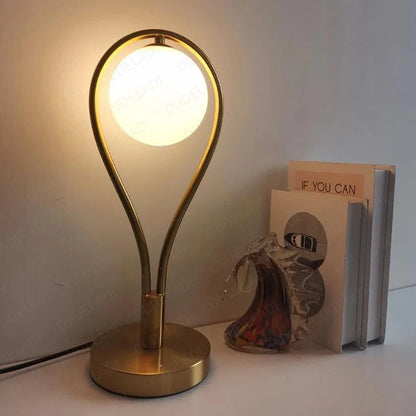 ArtGlow Glass Ball Table Lamp