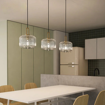 Simple Clear Glass Pendant Lamps