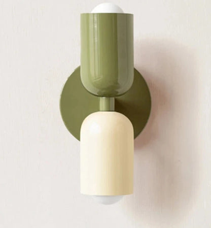 Middle Ancient Cream Colored Wall Sconce