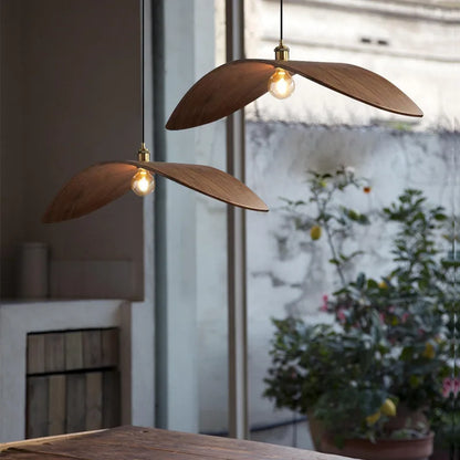 Unique Imitation Wood Pendant Light