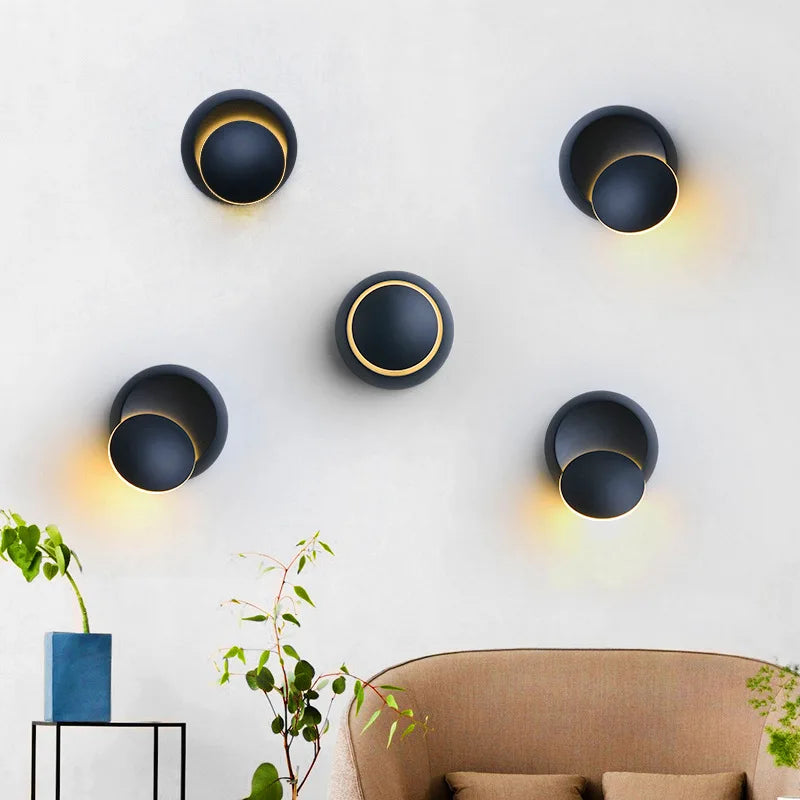 350 Degree Rotatable Wall Lamp