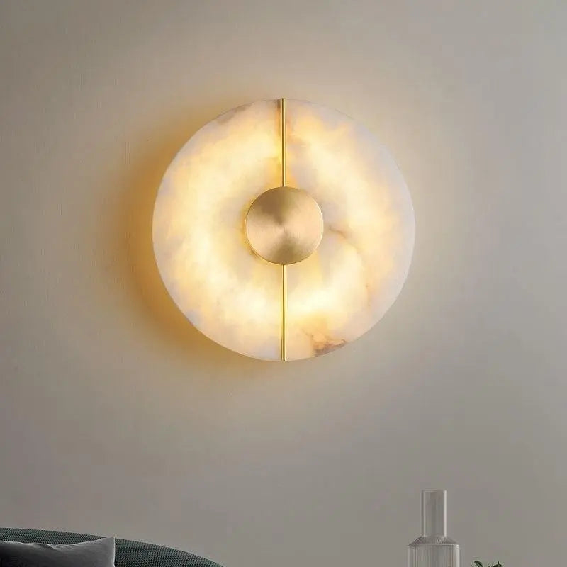 Warm Marble Wall Sconce