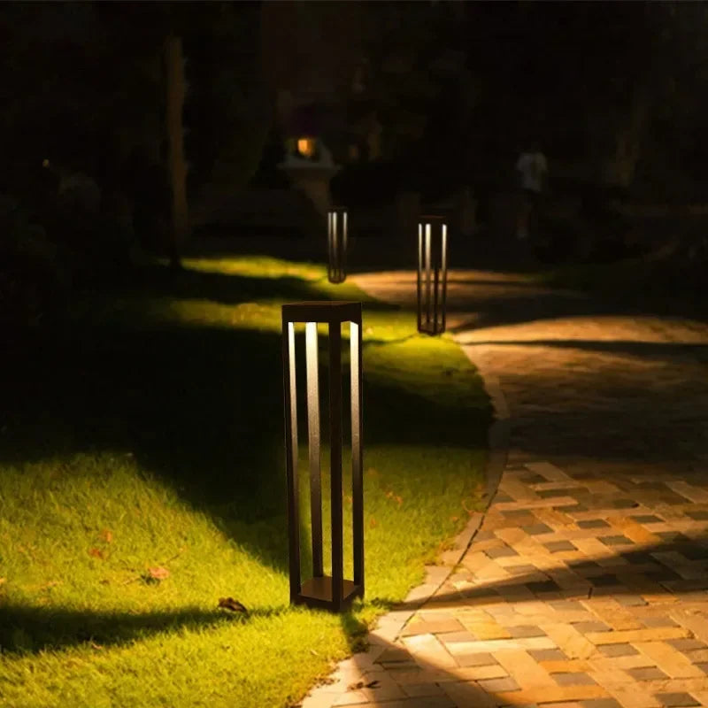 Outdoor Aluminum Pillar Landscape Bollard Lamp