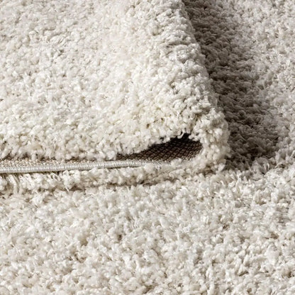 Shag Plush Cream Rug - Decorstly