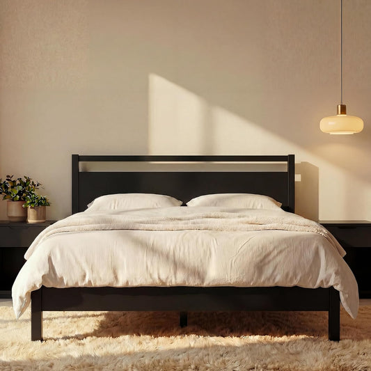 Signature Wood Platform Bed Frame