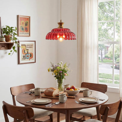Sparkling Glass Pendant Light