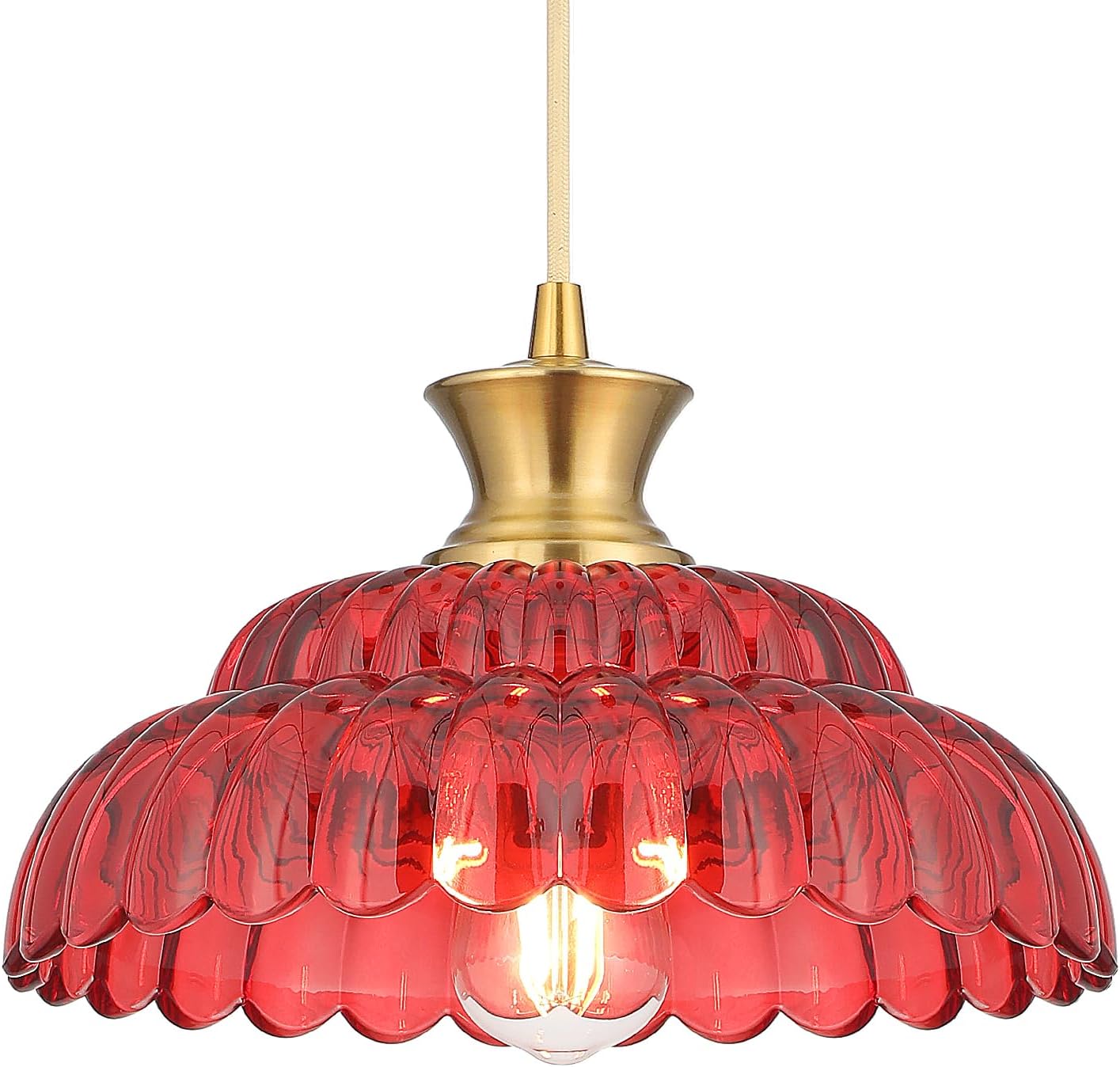 Sparkling Glass Pendant Light
