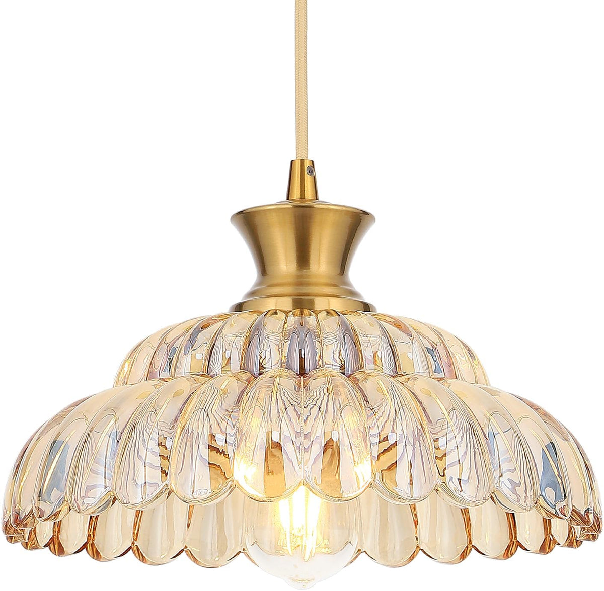 Sparkling Glass Pendant Light