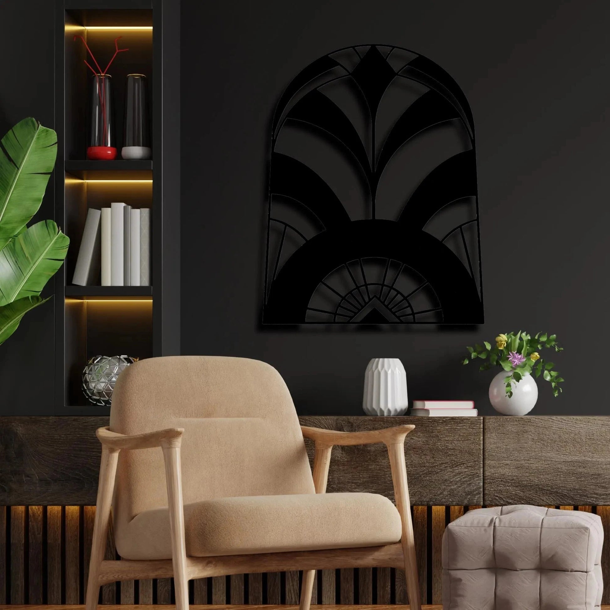 Sun Ray Metal Wall Art Decorstly