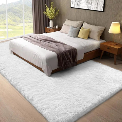 Thick Soft Ivory Rug - Decorstly